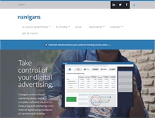 Tablet Screenshot of nanigans.com